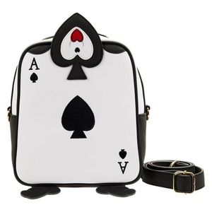 Loungefly Alice in Wonderland Ace of Spades Crossbody Bag